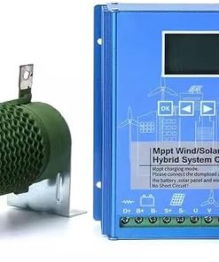 Wind Solar Hybrid Charge Controller 40W 600W 800W MPPT Regulator  
MPPT Wind Solar Hybrid Boost Controller 12V 24V 48V Regulator  
Wind Turbine Generator with Solar Panel 12V 24V  
800W Wind and 600W Solar Hybrid System 12V 24V Controller