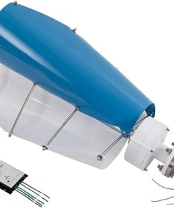 Vertical Wind Turbine 10000W Blue White Low RPM Generator for Home
