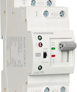 Dual Power Automatic Transfer Switch 63A 2P 4P Din Rail ATS 2