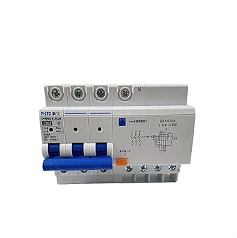 Interruttore automatico differenziale 63A 3P N regolabile per sicurezza Interruttore automatico differenziale 63A 3P N regolabile per sicurezza