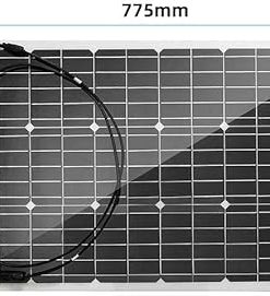 Flexible Monocrystalline Solar Panel Kit for 12-24V Battery Use 2