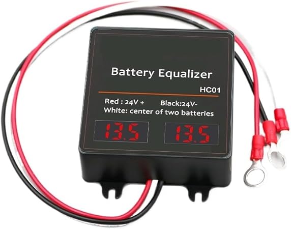 HC01 LED Display Battery Equalizer for 2x12V Lead Acid Lithium Batteries HC01 LED Display Battery Equalizer for 2x12V Lead Acid Lithium Batteries