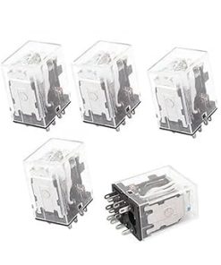 DC 12V 11 Pins 3PDT Green LED Power Relay HH53PL Pack of 5 DC 12V 11 Pins 3PDT Green LED Power Relay HH53PL Pack of 5