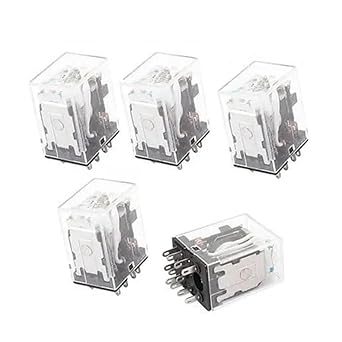 DC 12V 11 Pins 3PDT Green LED Power Relay HH53PL Pack of 5 DC 12V 11 Pins 3PDT Green LED Power Relay HH53PL Pack of 5