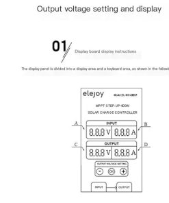 Solar Charge Controller for 12V/24V Lead-Acid Battery Automatic Detection 2