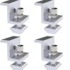 12 Pcs Solar Panel Mount Bracket Clamp Aluminum Alloy Support System