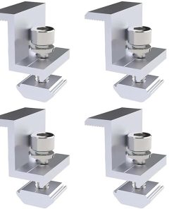 12 Pcs Solar Panel Mount Bracket Clamp Aluminum Alloy Support System