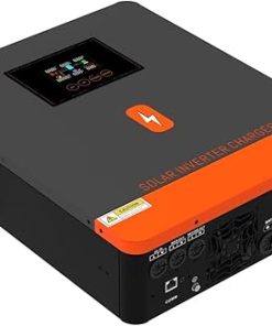 Hybrid Solar Inverter 48V 24V MPPT 120A Grid Tie 6500W Pure Sine Wave 2