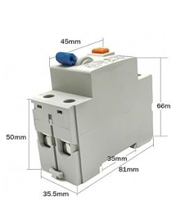 10PCS RCCB RCD ELCB Electromagnetic Circuit Breaker 25A to 100A 2