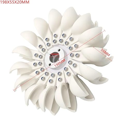 Pelton Impeller for DIY Hydroelectric Power Generation 198mm Round 2 Pelton Impeller for DIY Hydroelectric Power Generation 198mm Round - Image 2