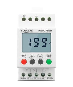 AC DC Voltage Protector Relay for Single Phase Din Rail Monitoring