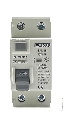 EV Charging Pile Type B RCCB RCD 63A 6KA Din Rail 2P 10/30/100/300mA EV Charging Pile Type B RCCB RCD 63A 6KA Din Rail 2P 10/30/100/300mA