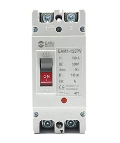 DC 500V Solar Molded Case Circuit Breaker 100A 125A Overload Protection DC 500V Solar Molded Case Circuit Breaker 100A 125A Overload Protection