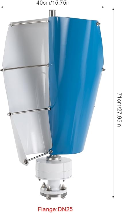 500W Vertical Axis Wind Turbine Generator for Home and Business 2 500W Vertical Axis Wind Turbine Generator for Home and Business - Image 2
