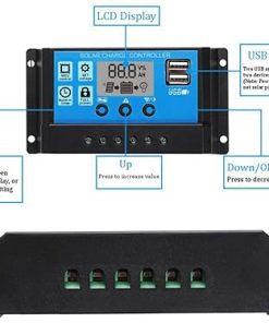60W Monocrystalline Solar Panel Kit for RV Boat Cabin Van Charging 2