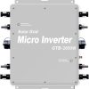 Portable 3000W Pure Sine Wave Inverter DC 12V 24V to AC 110V 220V 4