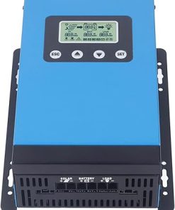 MPPT Solar Controller 12V 24V 36V 48V Regulator with LCD Display 40A 2