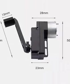 Portable Mini Hand Crank Generator for Emergency Outdoor Use 2