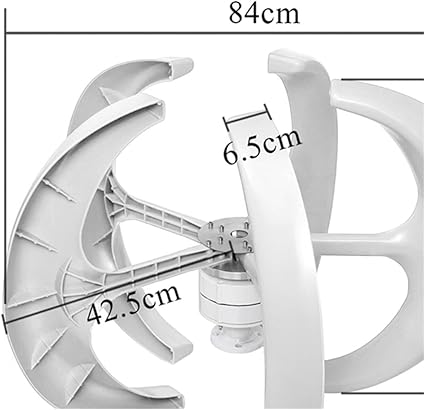 Wind Power 8000W Vertical Turbine Generator for Home and RV Use 2 Wind Power 8000W Vertical Turbine Generator for Home and RV Use - Image 2