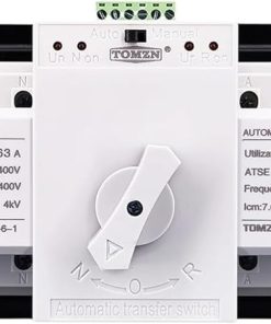 4P 63A 380V MCB Type Dual Power Automatic Transfer Switch ATS