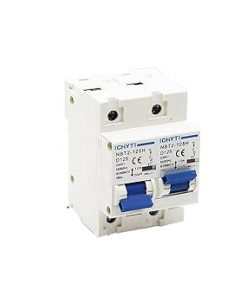 Dual Power Manual Transfer Switch 1P 100A 125A Interlock MCB 400V