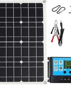 Portable 40W Solar Panel Kit with 30A Controller for RV and Shed