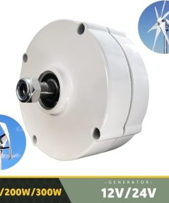 100W 200W 300W Wind Turbine Generators 12V 24V Gearless AC Alternators 2