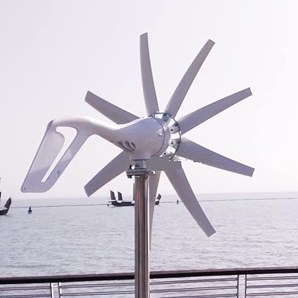 1000W Wind Turbine Generator 8 Blades for Home Farm and RVs 2 1000W Wind Turbine Generator 8 Blades for Home Farm and RVs - Image 2