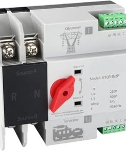 Dual Power Automatic Transfer Switch 63A 220V AC ATS Din Rail