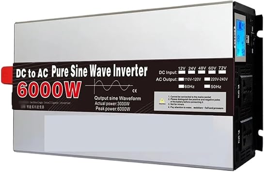 6000W 8000W Pure Sine Wave Inverter DC12V AC 220V Solar Power 6000W 8000W Pure Sine Wave Inverter DC12V AC 220V Solar Power
