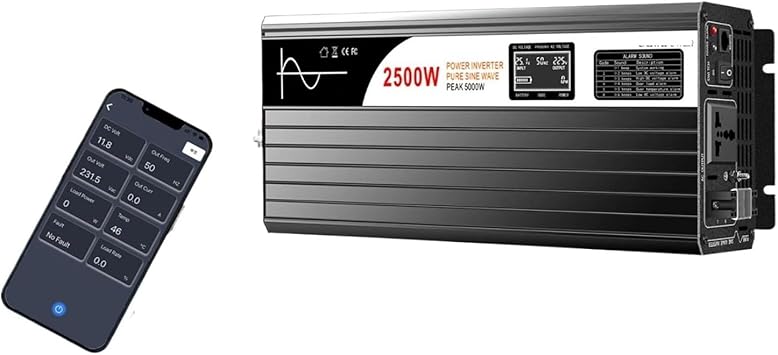 2500W Pure Sine Wave Solar Power Inverter DC 12V 24V 48V to AC 2500W Pure Sine Wave Solar Power Inverter DC 12V 24V 48V to AC