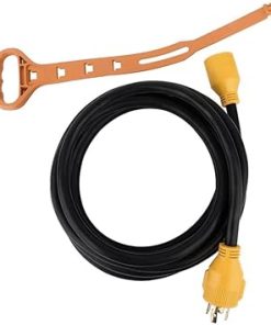 Generator Adapter Plug 10 Gauge 30 Amp for Ft 4 Prong Power Cable