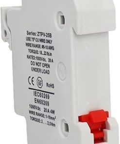 5 Sets PV Solar Fuse 10A 15A 20A 25A 30A 1000V DC Fuse Holder