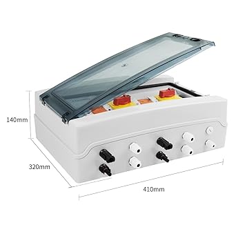 Solar PV Combiner Box with Lightning Protection 2 Input 2 Output 2 Solar PV Combiner Box with Lightning Protection 2 Input 2 Output - Image 2