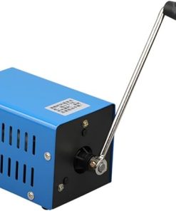 Portable Hand Crank Power Bank Emergency Charger with Adjustable Voltage