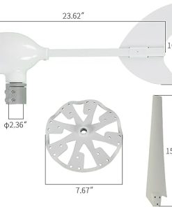9000W Wind Turbine Generator with MPPT Controller for Home Use 2