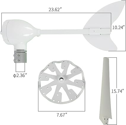 9000W Wind Turbine Generator with MPPT Controller for Home Use 2 9000W Wind Turbine Generator with MPPT Controller for Home Use - Image 2
