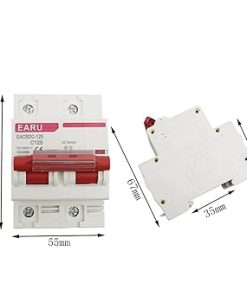 10pcs 1000V Solar Mini Circuit Breaker Overload Protection 80A 100A 125A 2