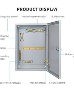 Renogy 200 Amp DC Circuit Breaker Box for Solar RV Marine IP54 2