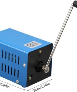 Compact Manual Hand Crank Power Generator for Camping and Emergencies 2