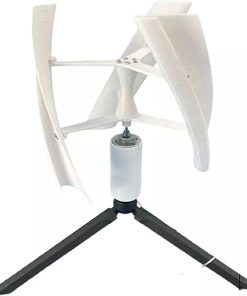 3D Printed Mini Vertical Wind Turbine 25W Compact Easy Installation
