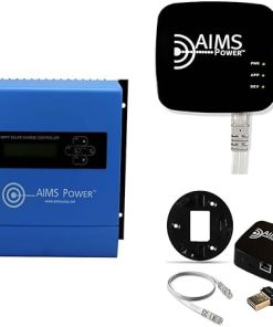 AIMS Power 40A MPPT Solar Charge Controller with Bluetooth Monitor