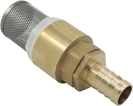 Suction Foot Valve with Filter for 1/2 3/4 1 Inch Hoses 12 16 19mm Suction Foot Valve with Filter for 1/2 3/4 1 Inch Hoses 12 16 19mm
