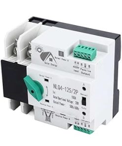 Dual Power Transfer Switch Automatic 230V AC 100A for Home Use