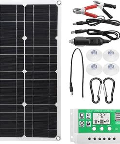 Emergency Solar Charger Kit for Outdoor Camping Power Needs