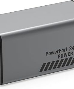 Portable Power Station 100W Portable Power Bank with AC Outlet 24000mAh