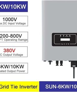 10KW Three Phase Solar Grid Tie Inverter 200V to 800V DC Input 2