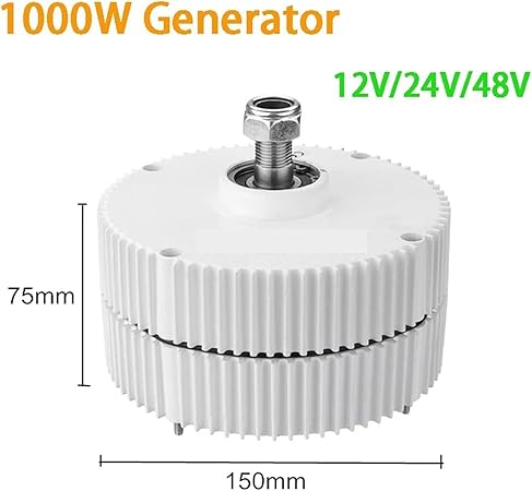 1000W Wind Turbine Permanent Magnet Generator for Home and RVs 2 1000W Wind Turbine Permanent Magnet Generator for Home and RVs - Image 2