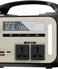 Portable 220V Outdoor Power Supply for Camping and Emergency Use