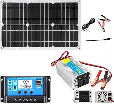 Complete Solar Panel Inverter Kit for RV Marine Cabin Off-Grid Use Complete Solar Panel Inverter Kit for RV Marine Cabin Off-Grid Use